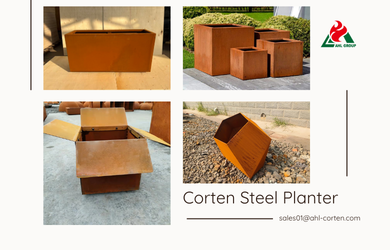 Corten Steel Outdoor Planter